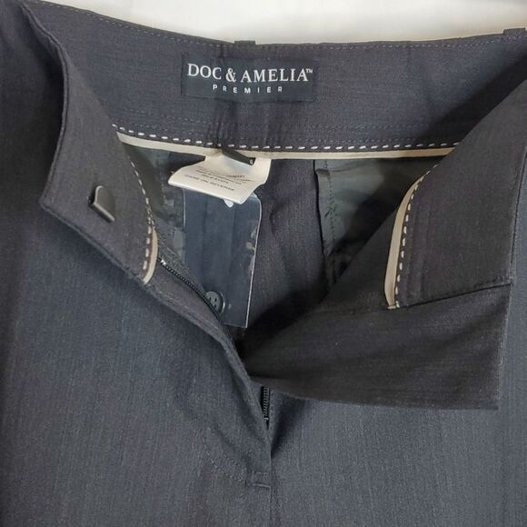 NEW 18W Doc & Amelia WOOL BLEND Classic Fit Straight Leg GRAY TROUSERS PANTS NWT - Picture 15 of 16